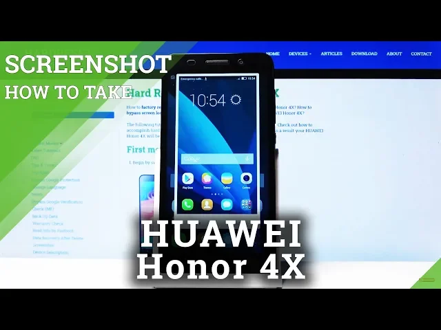 Video thumbnail for How to Take Screenshot in HUAWEI Honor 4X – Screen Capturing