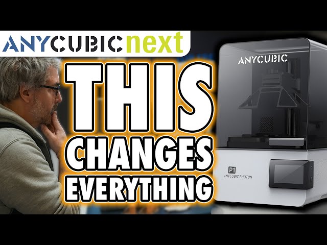 Video thumbnail for Anycubic Is BACK! – Photon P1 LOOKS INSANE! +  Kobra X & S1 Max First Look - FormNext 2025