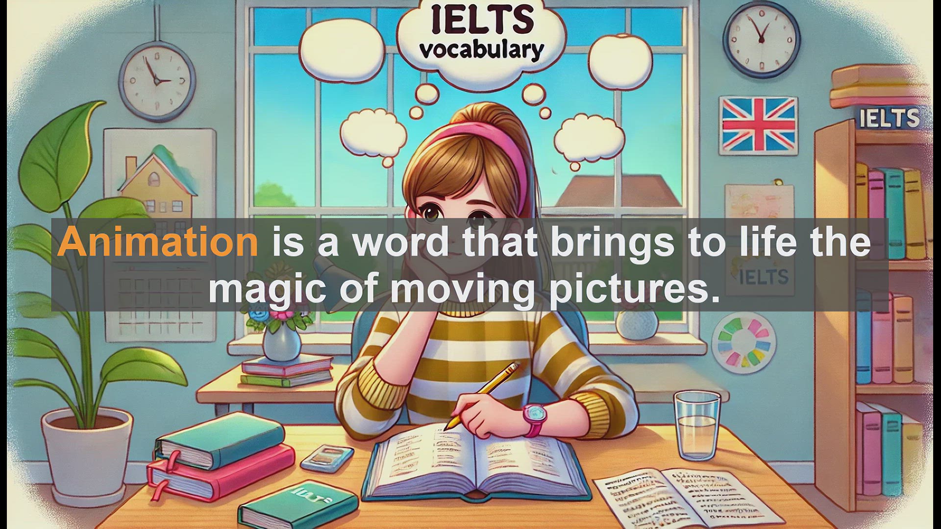 'Video thumbnail for 2500 Must Know IELTS 6.5 Vocabulary - Animation: A Key IELTS Vocabulary Word Explained'