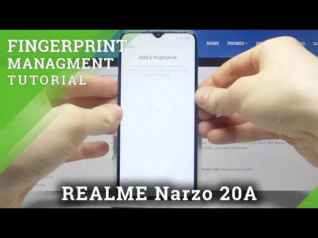 Video thumbnail for Set Up Fingerprint and Use Touch ID - REALME Narzo 20A