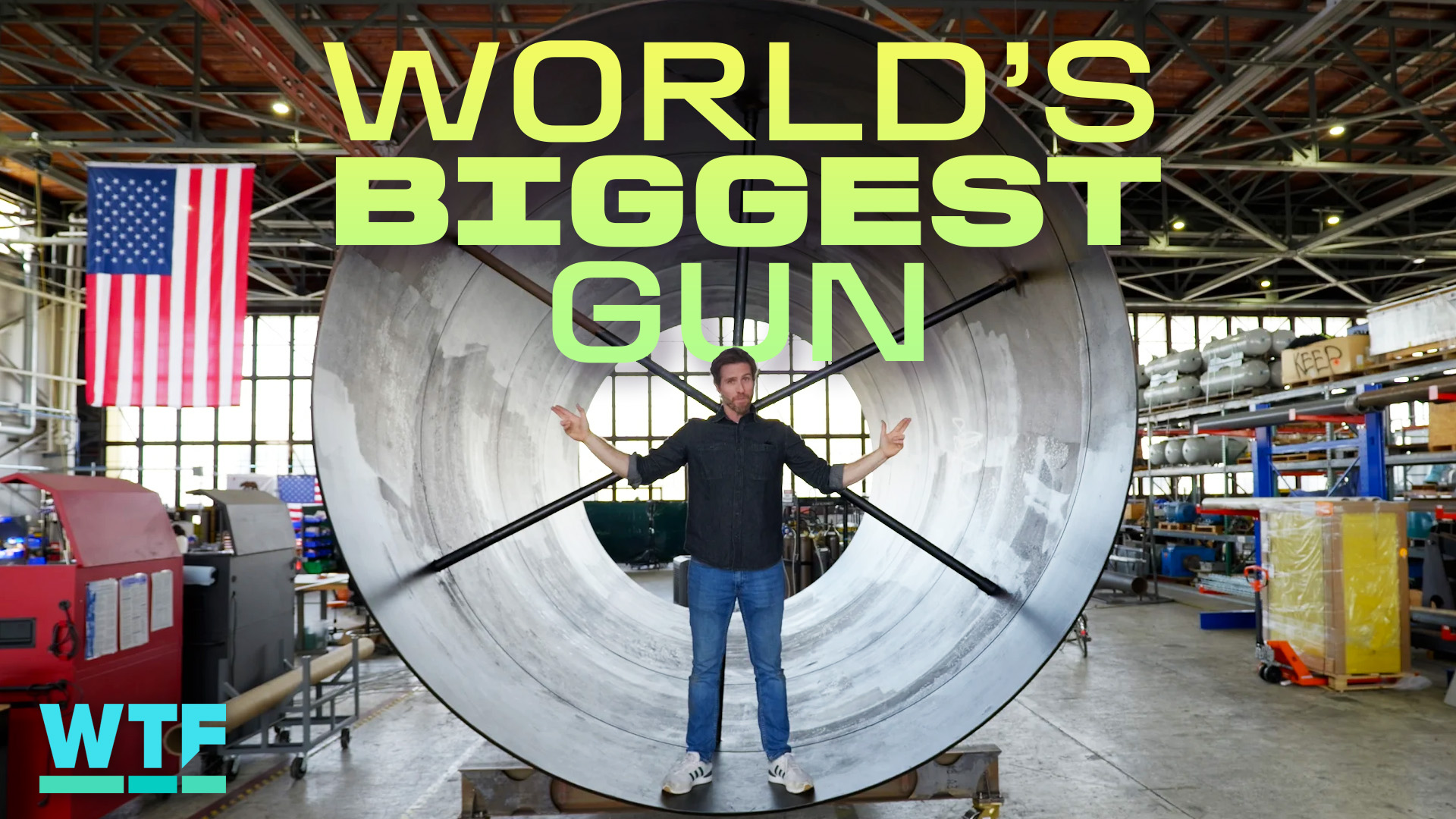 Video thumbnail for The World’s Largest Gun Aims to Shoot Satellites Into Space