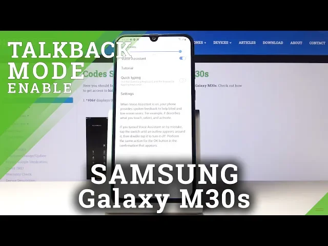 Video thumbnail for TALKBACK in SAMSUNG Galaxy M30s – How to Disable Talkback?