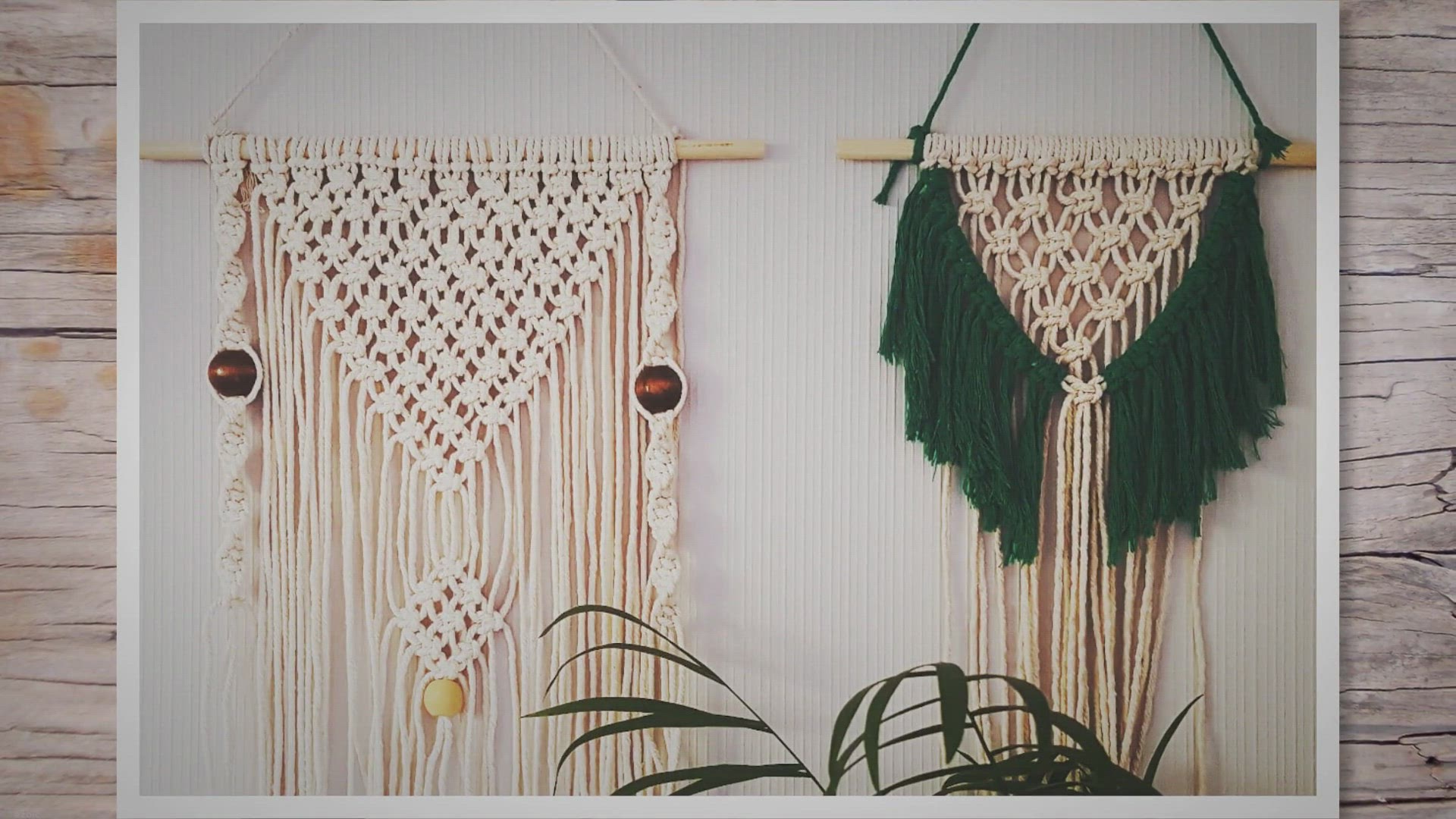 Video thumbnail for Macramé: 11 exemples simples pour débuter