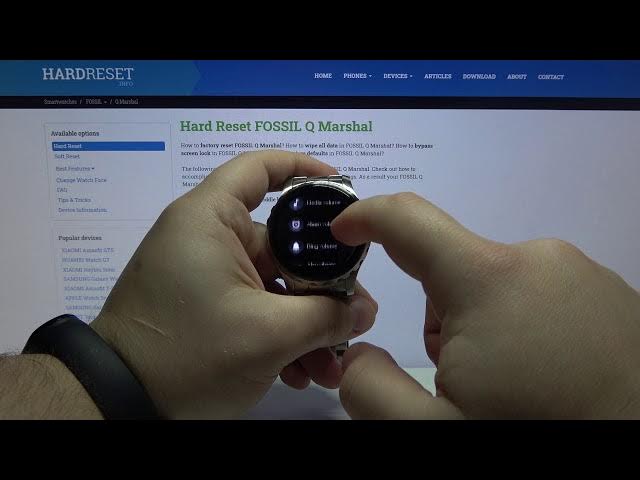 Video thumbnail for How to Change Sound Volume on FOSSIL Q Marshal – Adjust Sound Volume