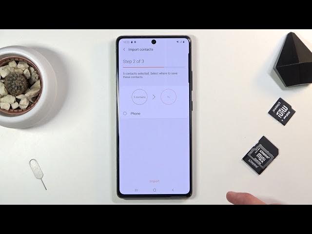 Video thumbnail for How to Copy Contacts on SAMSUNG Galaxy S10 Lite – Transfer Contact List