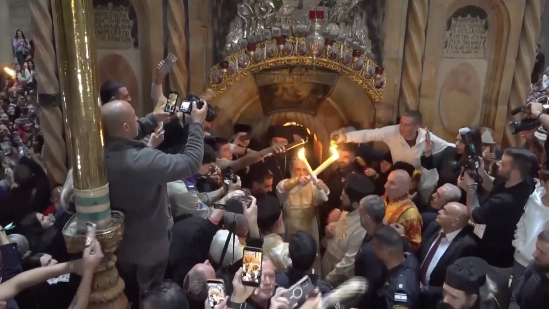 Video thumbnail for Christians return to Jerusalem’s Holy Sepulchre as Israel eases restrictions