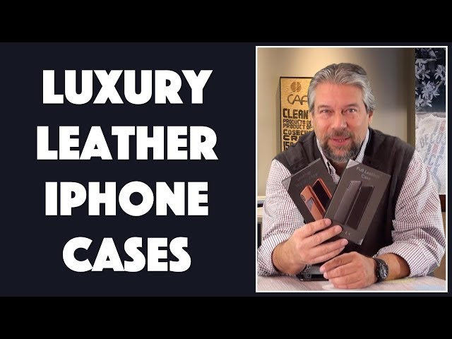 Video thumbnail for The Swanky Mujjo Leather iPhone Cases: Reviewed