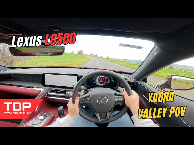 Video thumbnail for 2025 Lexus LC500 POV Drive - Naturally Aspirated V8 Sound - Yarra Valley