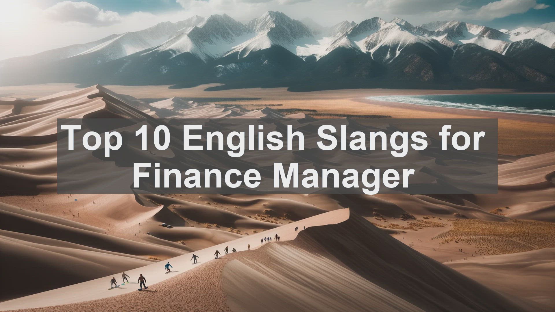 'Video thumbnail for Top 10 English Slangs for Finance Manager'