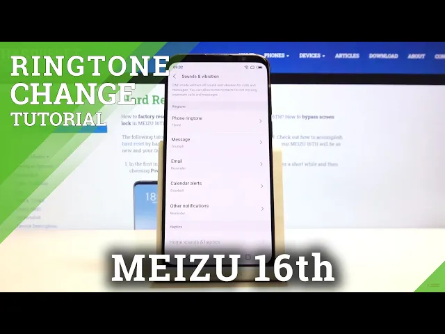 Video thumbnail for How to Change Ringtone in MEIZU 16TH – Ringtone List