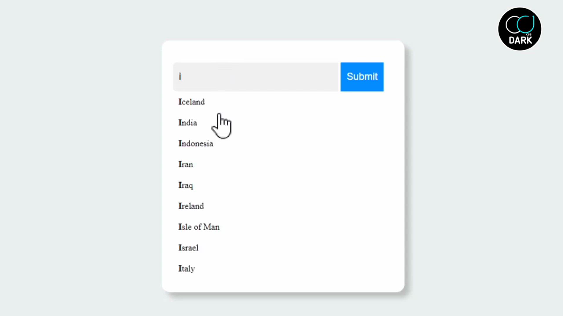 'Video thumbnail for JavaScript Autocomplete Search Box Suggestions'