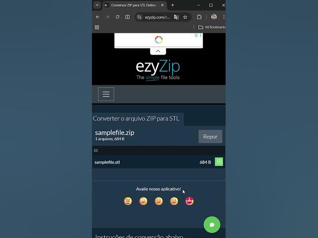 Video thumbnail for 📦 Converta ZIP Para STL No Seu Browser | Sem Necessidade De Instalar Qualquer Software