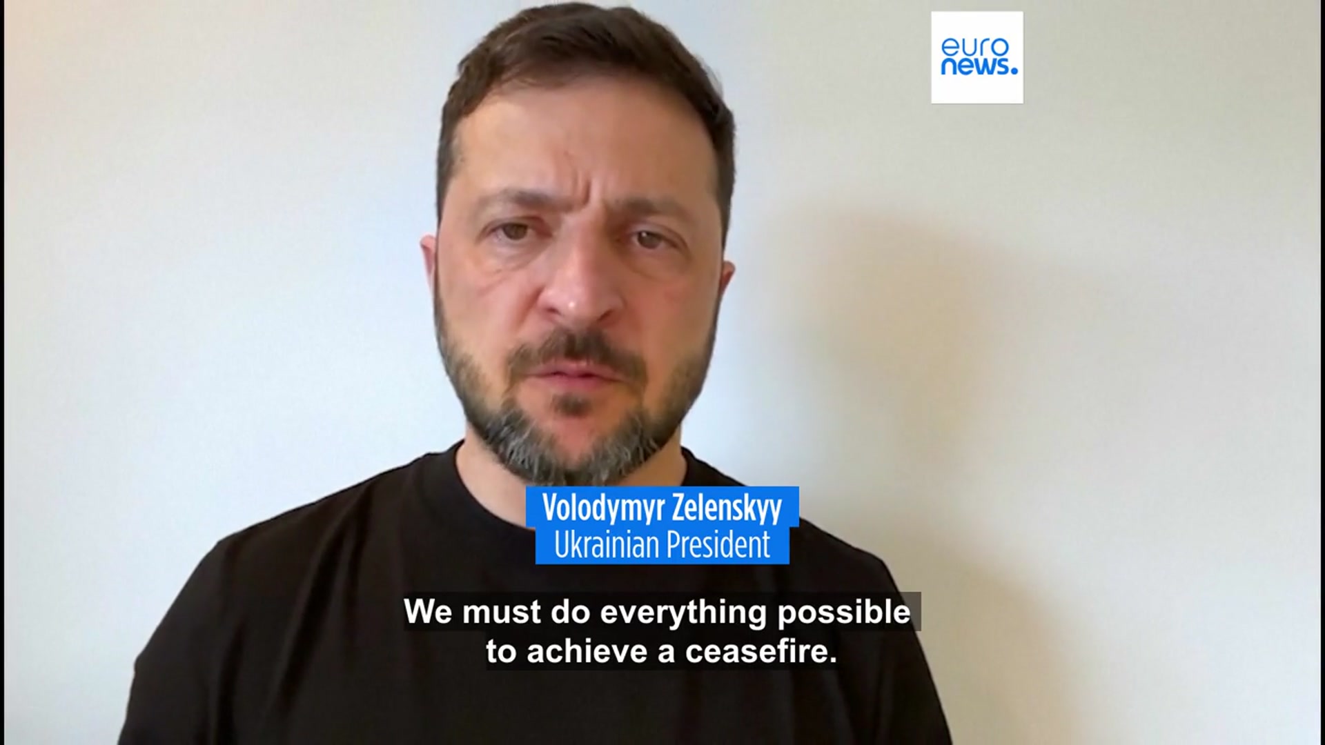 'Video thumbnail for Zelenskyy proposes new round of peace talks with Russia'