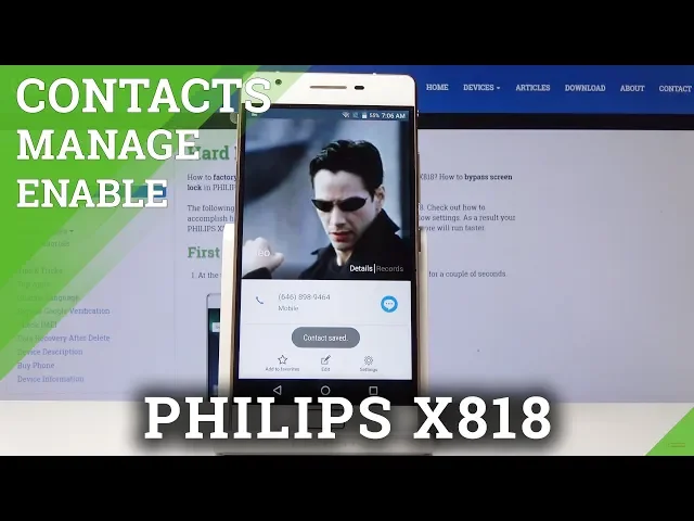 Video thumbnail for How to Add Contact Photo to PHILIPS X818 - Personalize Contact Profile