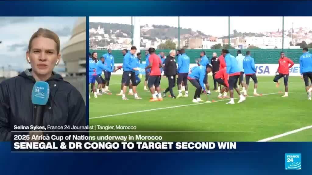 Video thumbnail for AFCON 2025: Senegal and DR Congo to target second win