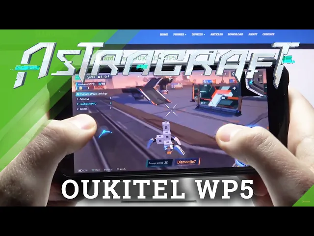 Video thumbnail for Oukitel WP5 - How Astracraft works? | GAME TEST