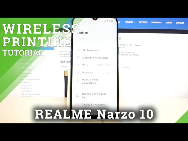 Video thumbnail for How to Connect Printer on REALME Narzo 10 – Use Portable Printer