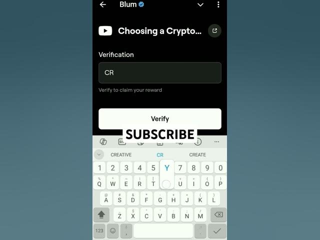 Video thumbnail for Choosing a Crypto Exchange | Blum Code Today #shorts