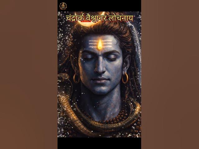 Video thumbnail for Vashishtha Kumbhodbhava 🙏 | Shiv Panchakshar Stotra Part 4 | Har Har Mahadev #shorts