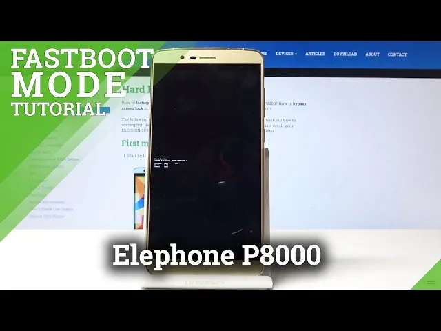 Video thumbnail for Boot Elephone P8000 into Bootloader - Hidden Fastboot Mode
