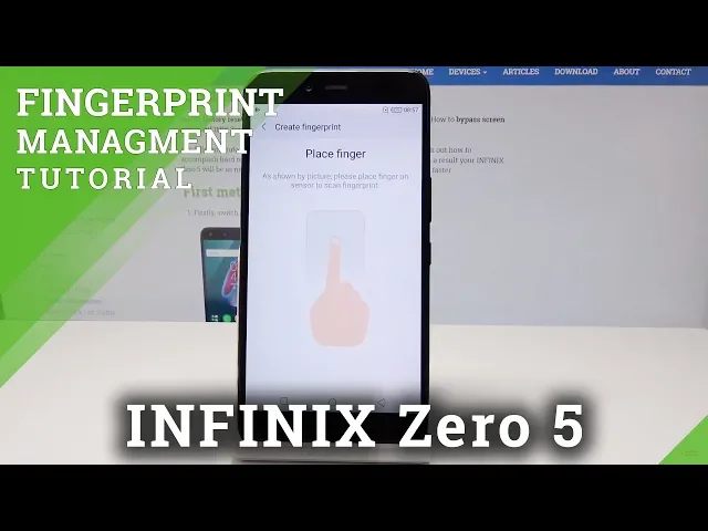 Video thumbnail for SET UP Fingerprint in INFINIX Zero 5 - Add Fingerprint Lock