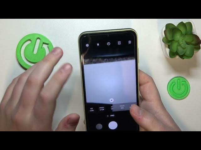 Video thumbnail for How to Enable And Use Camera Pro Mode on Samsung Galaxy A14 / Camera Features
