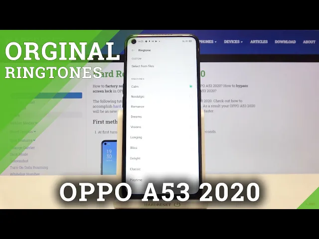 Video thumbnail for How to Change Ringtone on OPPO A53 2020 – Set a New Ringtone
