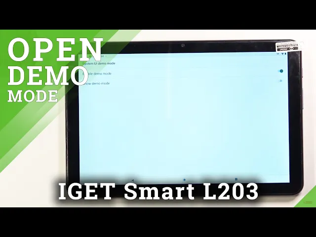 Video thumbnail for Demo Mode on IGET Smart L203 – Activate Kiosk/Floor Mode