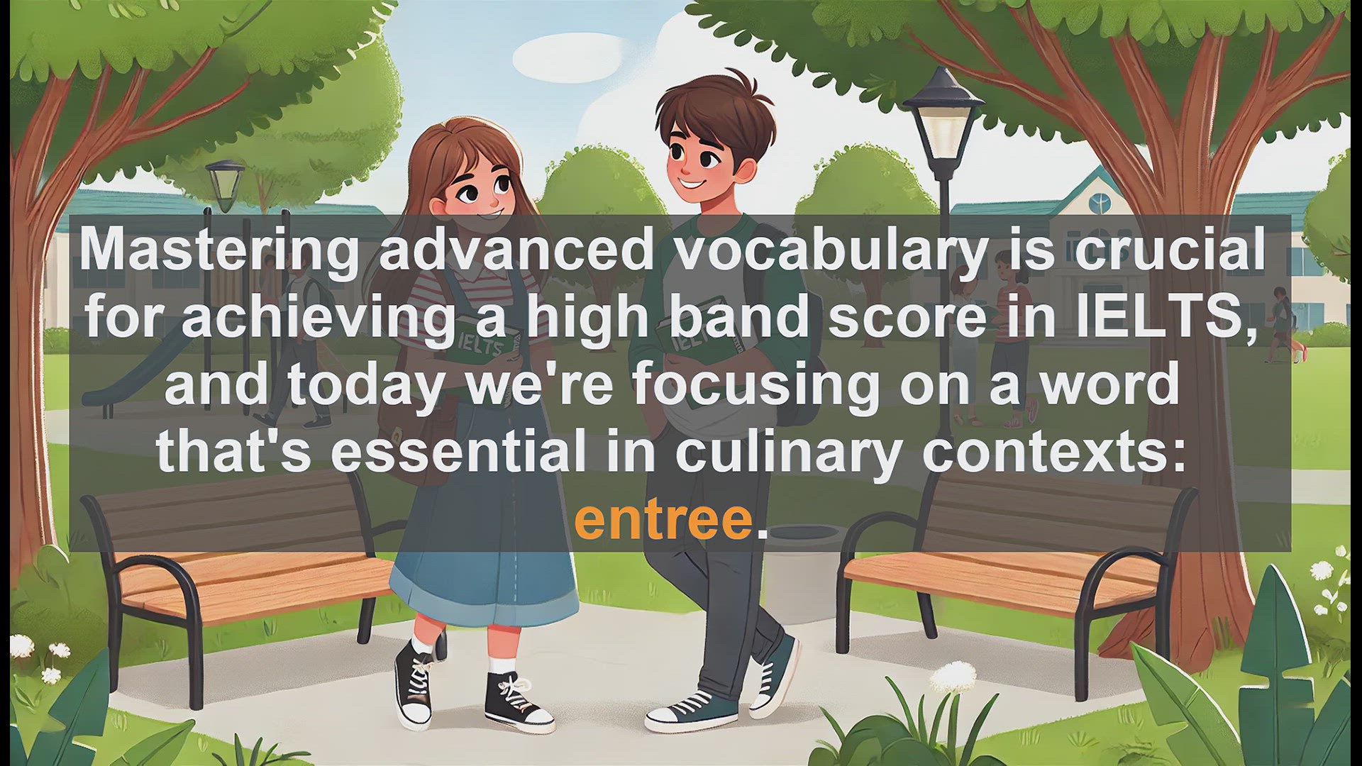 'Video thumbnail for 2000 Must Know IELTS 9.0 Vocabulary - IELTS Vocabulary: Understanding 'Entree' for Culinary Contexts'