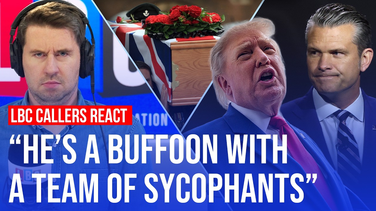 Video thumbnail for LBC callers berate Trump administration for insulting British forces