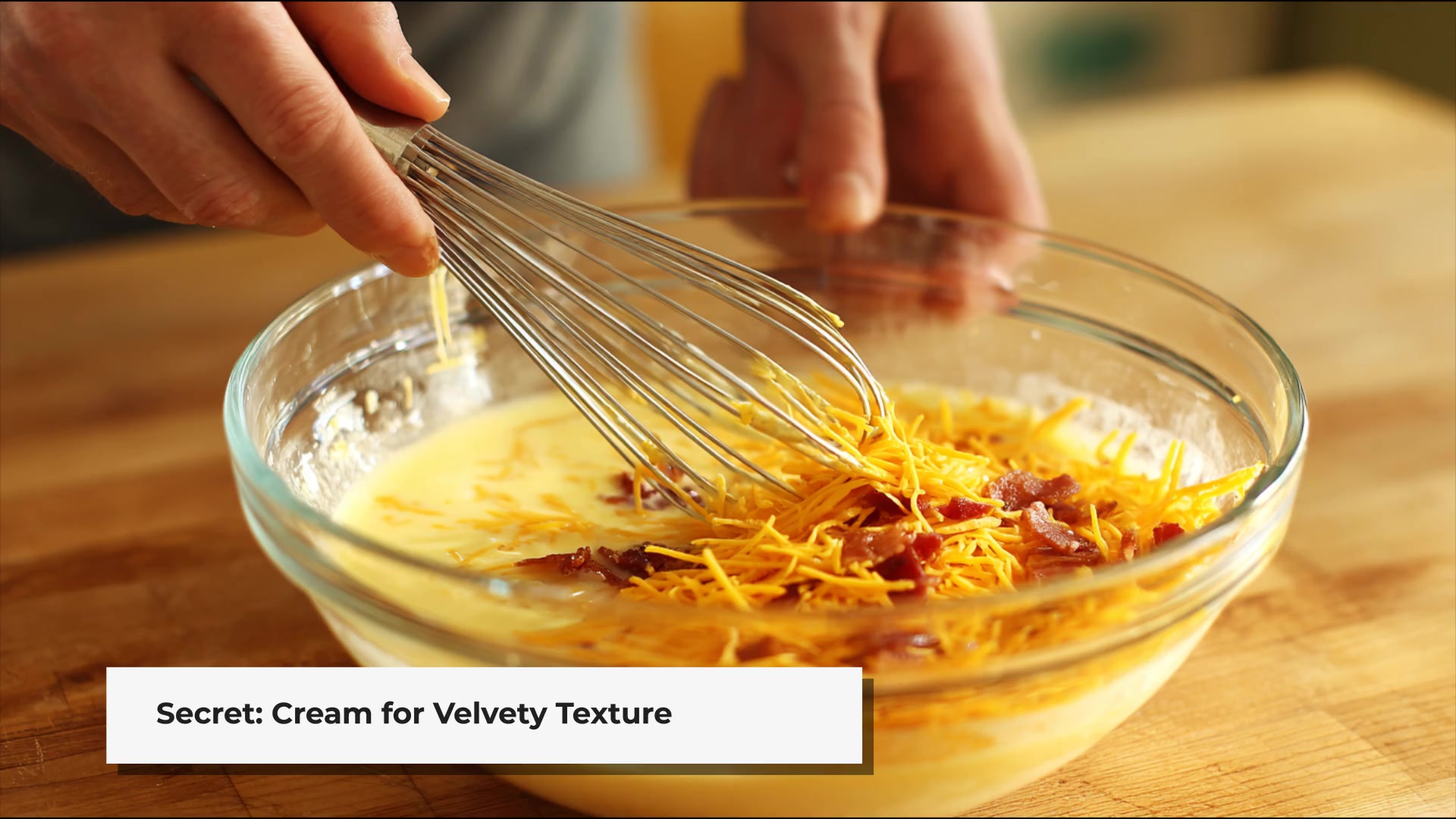 Video thumbnail for Easy, Delicious Cheese and Bacon Egg Bites