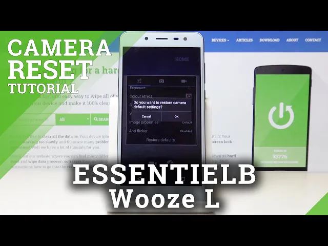 Video thumbnail for How to Reset Camera in ESSENTIELB Wooze L – Fix Camera Issues