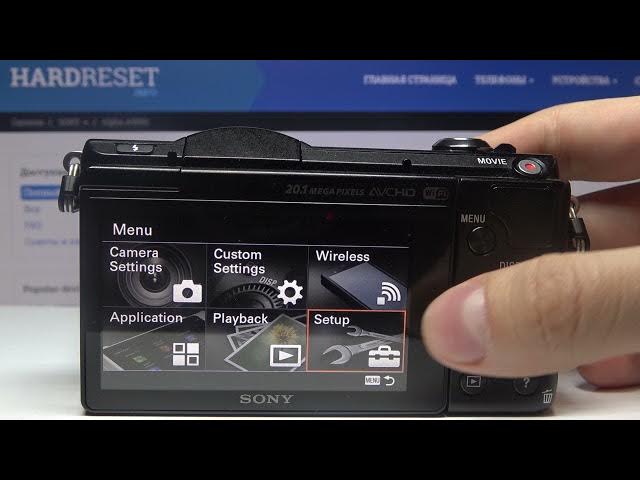 Video thumbnail for Sony Alpha A5000 - How to Change Date and Time Settings