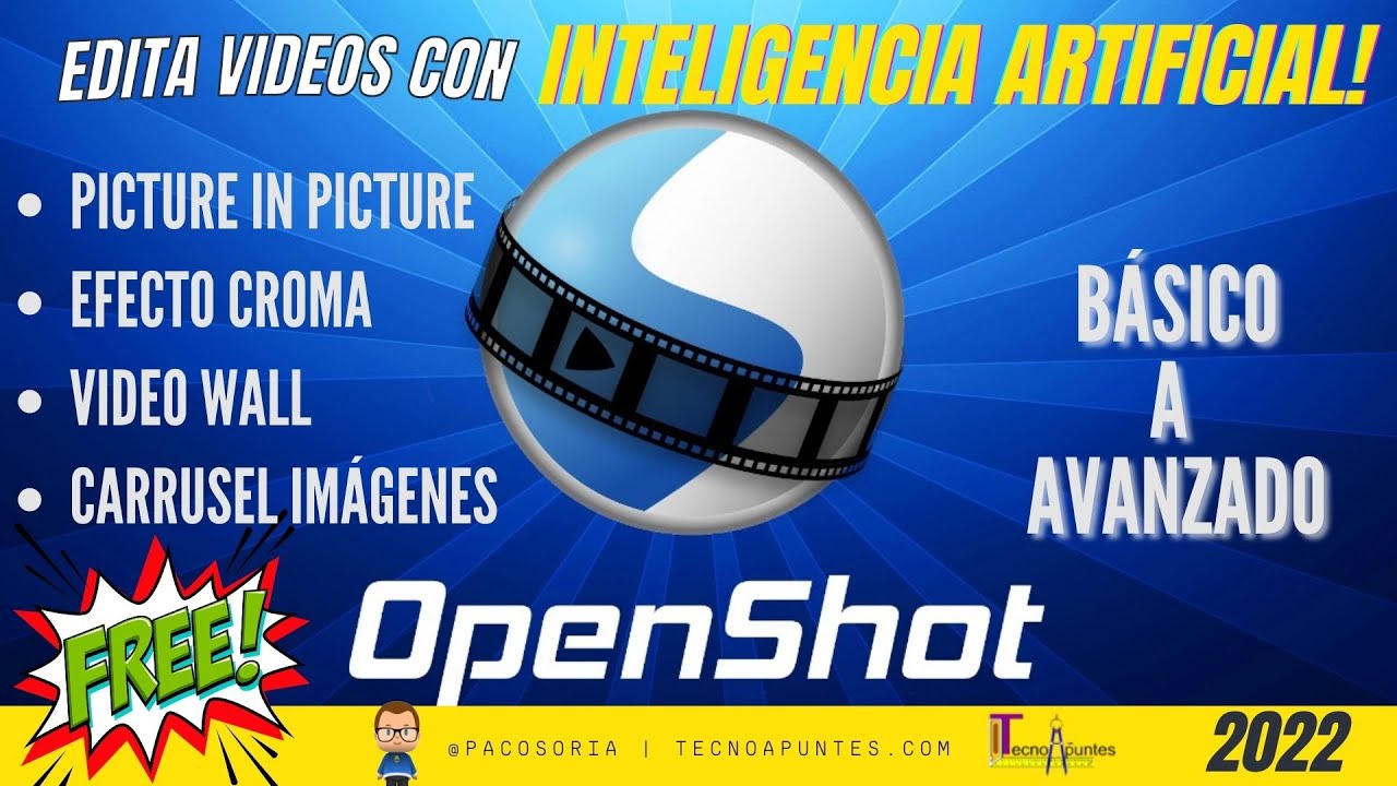 Video thumbnail for Edición de vídeo con OpenShot 💥 BÁSICO a AVANZADO ✅ Tutorial ESPAÑOL【2022】