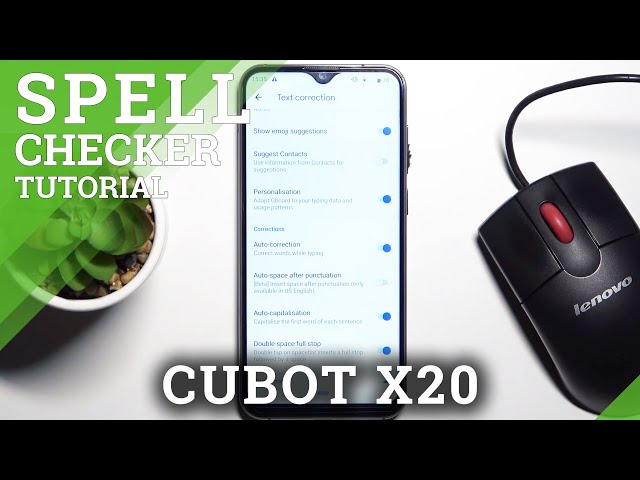 Video thumbnail for How to Activate Spell Checker on CUBOT X20 – Manage Keyboard Settings
