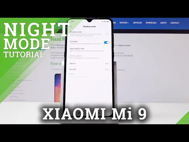 Video thumbnail for How to Enable Eye Protection Mode in XIAOMI Mi 9 - Activate Reading Mode