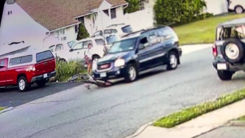Video thumbnail for Man arrested for striking 13-year-old bicyclist with vehicle