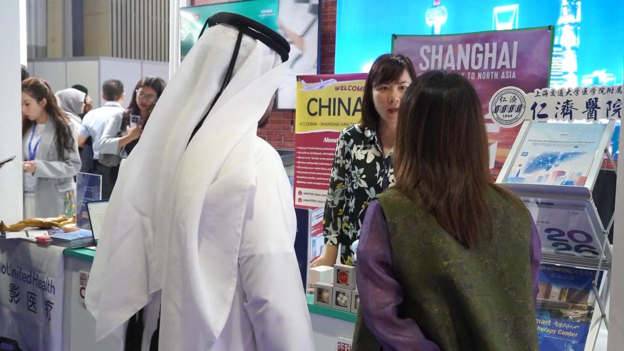 Video thumbnail for UAE: Popularity of "China Travel" trend highlighted at Arabian Travel Market in Dubai.