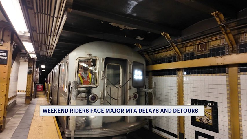 Video thumbnail for MTA weekend track work brings major service changes through August