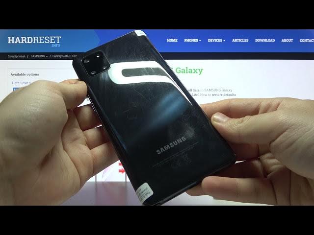 Video thumbnail for Samsung Galaxy Note 10 Lite Black Color of Back Cover Review