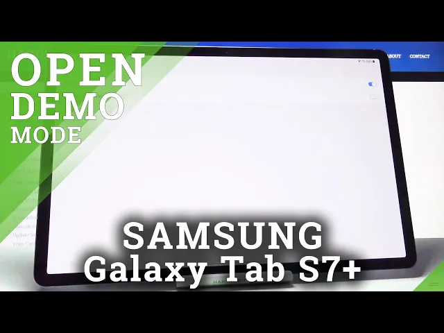 Video thumbnail for How to Enter Demo Mode in SAMSUNG Galaxy Tab S7+ - Access Demonstration Mode
