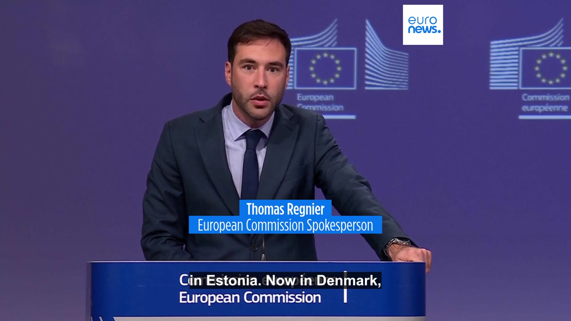 'Video thumbnail for 'We cannot wait': EU calls for drone wall to deter Russia after new incident in Denmark'