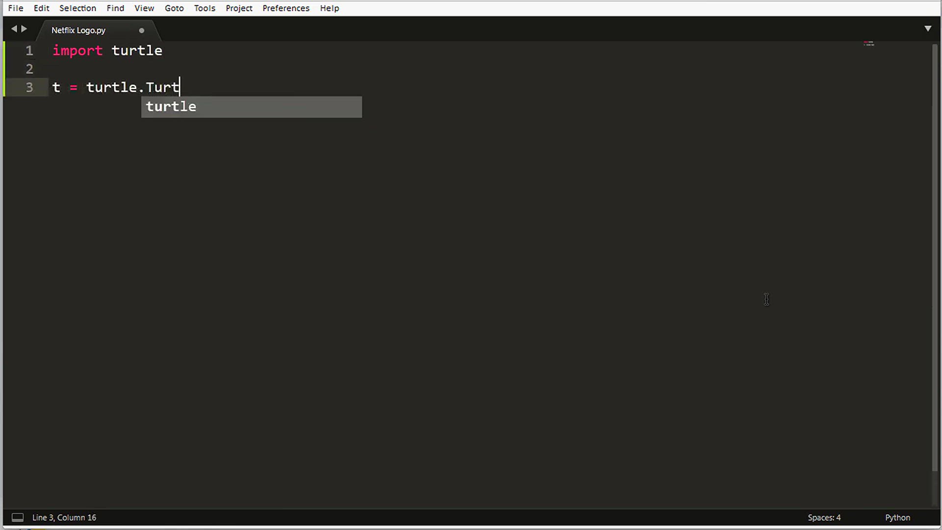 'Video thumbnail for Netflix Logo in Python Turtle !'