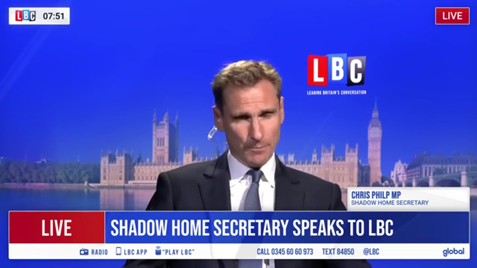 'Video thumbnail for 'We got it wrong on asylum hotels,' admits top Tory'