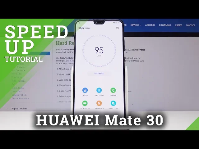 Video thumbnail for How to Speed Up HUAWEI Mate 30 - Optimization Process