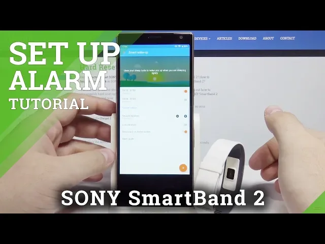 Video thumbnail for How to Set Up Alarm in Sony SmartBand 2 Smart - Wake Up Feature
