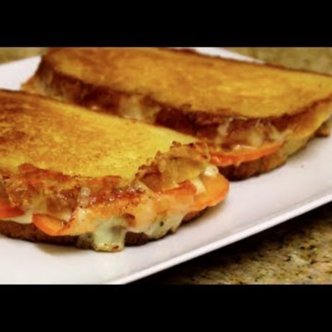 Video thumbnail for Grilled Cheese & Tomato Sandwich-How to and Recipe | Byron Talbott