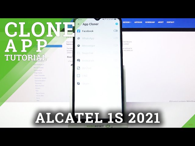 Video thumbnail for ALCATEL 1S 2021 and Apps Clone Feature - Double Apps