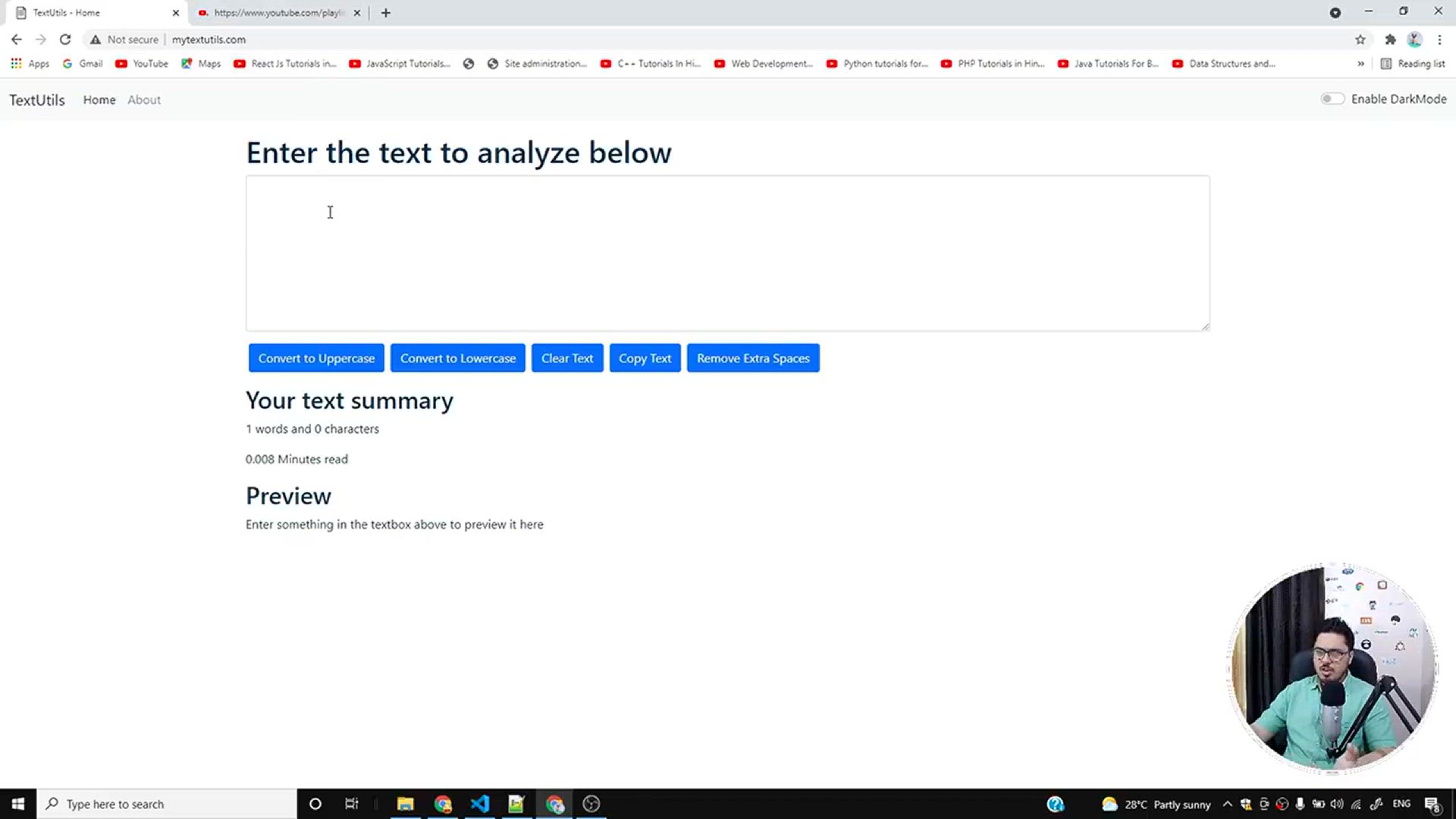'Video thumbnail for Fixing Issues & Wrapping up TextUtils _ Complete React Course in Hindi #19'