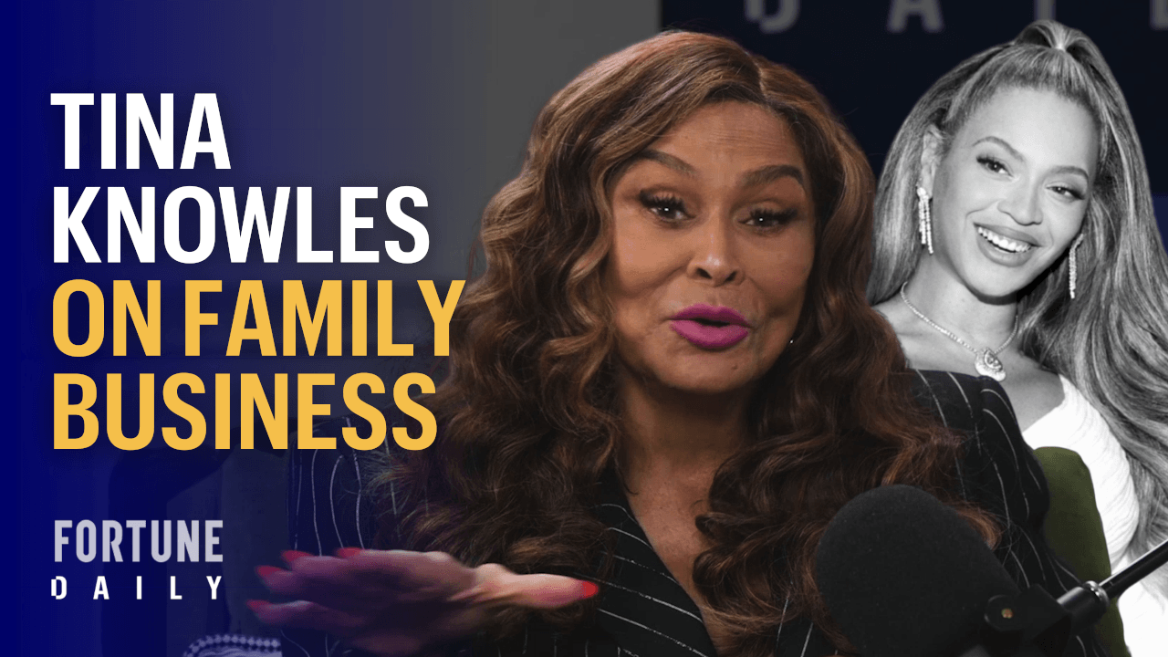 Video thumbnail for Tina Knowles on Building Cécred with Beyoncé and Living Her Best Life at 72 | Fortune Daily